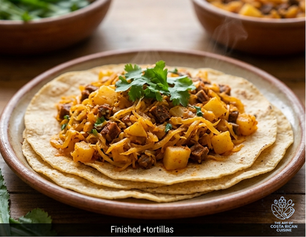 Picadillo de Papaya Verde (Costa Rican Savory Green Papaya Hash for Tortillas)
