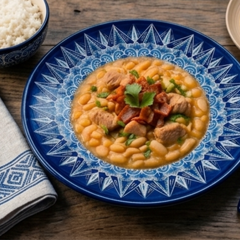 White Beans with Pork and Bacon (Costa Rican&nbsp;Style)
