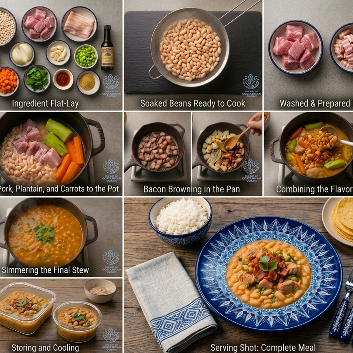 White Beans with Pork and Bacon (Costa Rican&nbsp;Style)