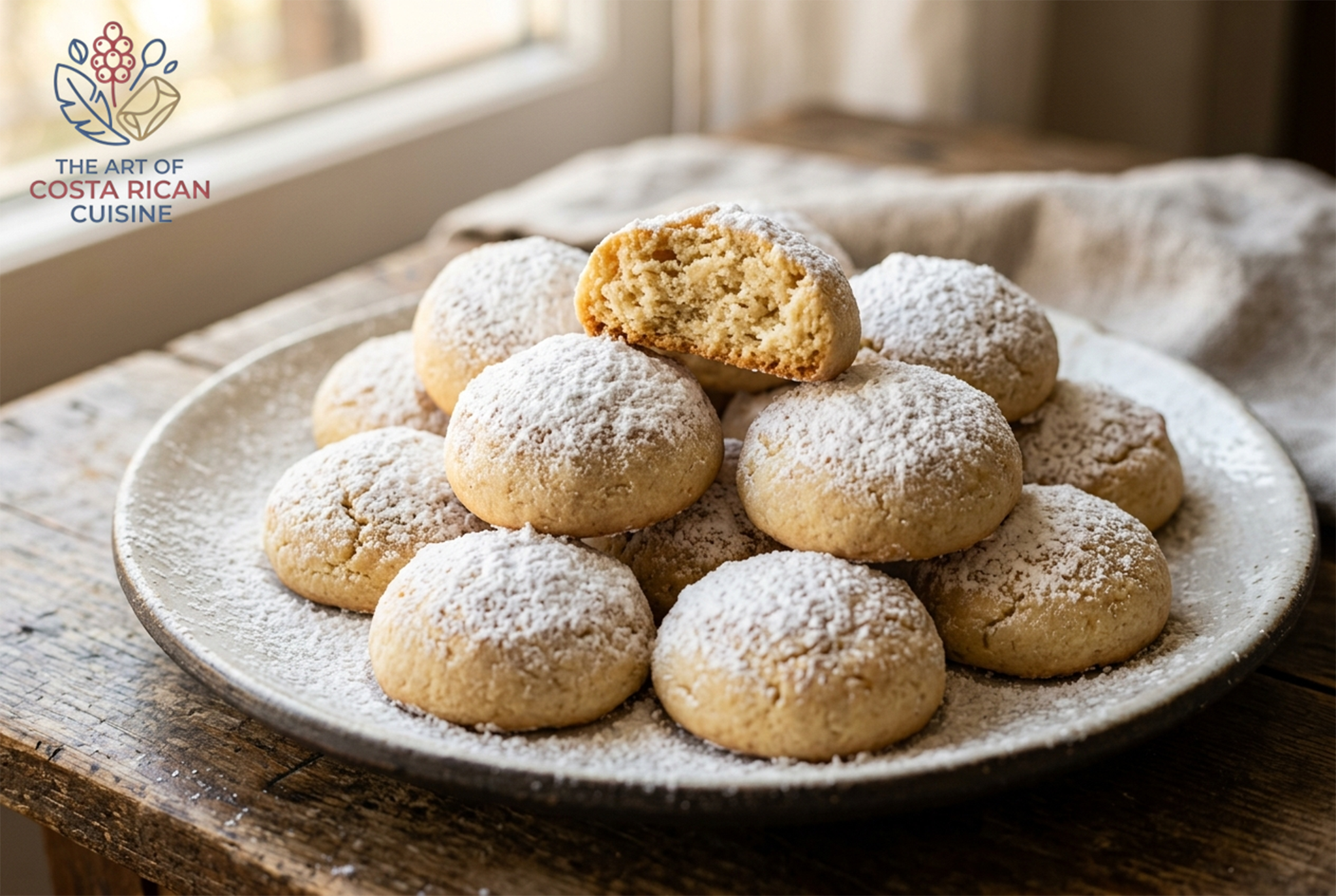 Mantecados (Costa Rican Shortbread Cookies)